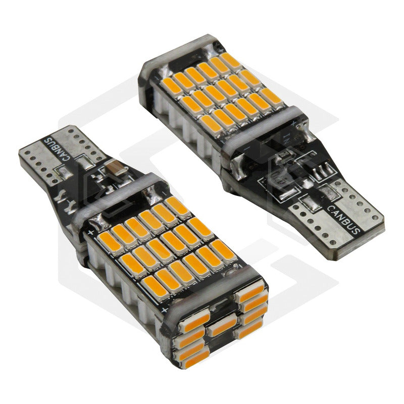 2 Foco De Pellizco Led T15 W16w T16 921 Canbus Para Reversa