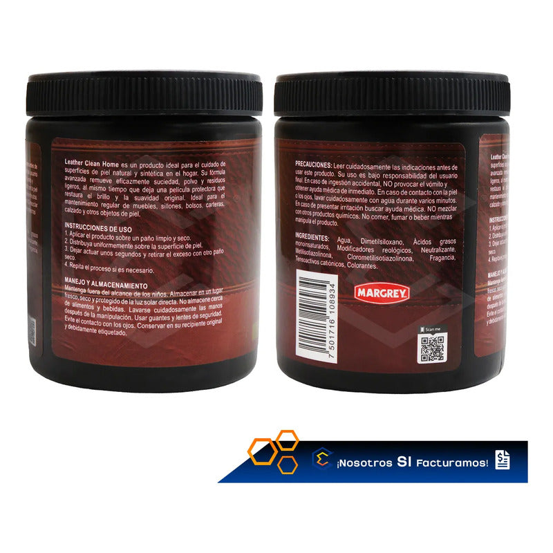 5 Limpiador E Hidratante De Piel Leather Clean Premium 300gr