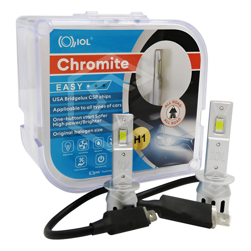 Kit 2 Focos H1 12 Leds Csp Chromite Alta O Baja 21w 8,000lm H1