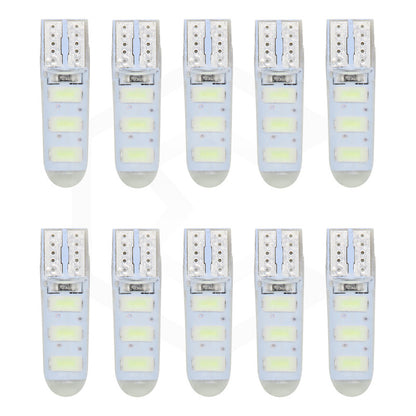 Kit De 10 Focos De Pellizco T10 6 Gel Leds Smd Alta Potencia