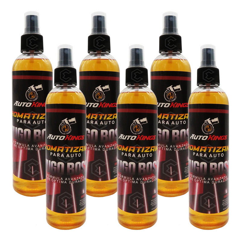 6 Aromatizante P Auto Desodorante Liquido Casa Oficina 270ml