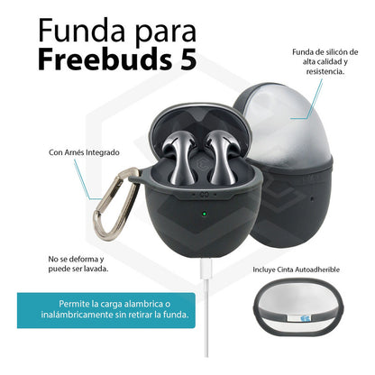 Cubierta Funda Para Audifonos Huawei Freebuds 5 Uso Rudo T
