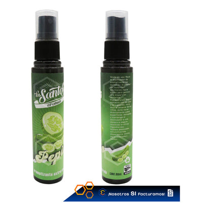2 Aromatizante Botella Spray Liquido 60ml Auto Casa Ambiente