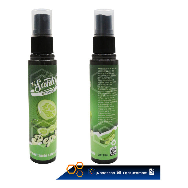 6 Aromatizante Botella Spray Liquido 60ml Auto Casa Ambiente