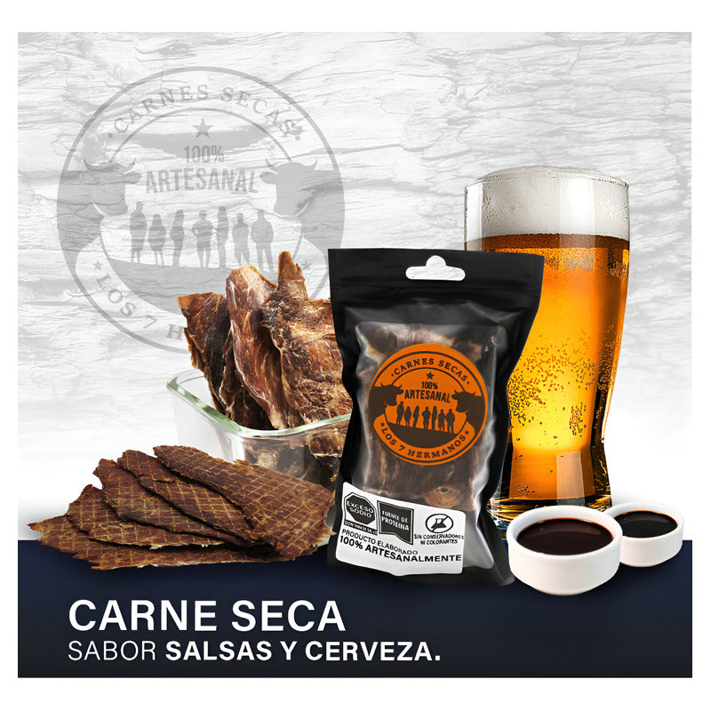 Carne Seca Laminada Artesanal D Res Salsa Cerveza Snack 100g