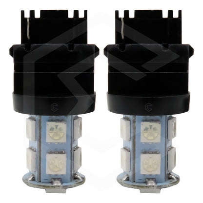 2 Focos 1157 1156 1176 3157 7440 7443 13 Leds  Estrobo 12v