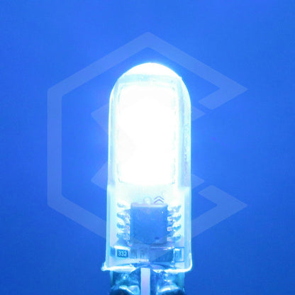 Par De Focos Pellizco Gel T10 Fijo + Estrobo 6 Leds Canbus