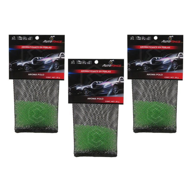 3 Aromatizante Para Auto Desodorante Perla Casa Oficina 25gr