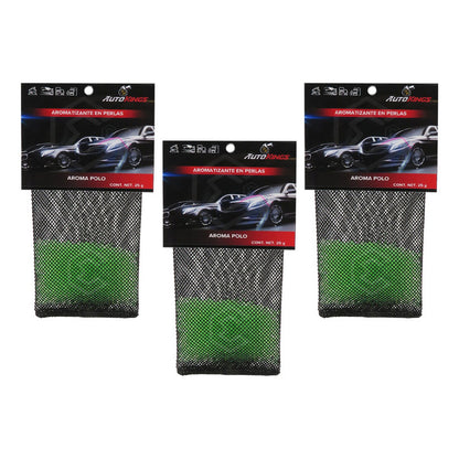 3 Aromatizante Para Auto Desodorante Perla Casa Oficina 25gr