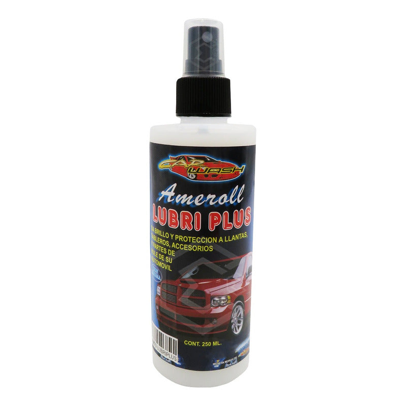 3 Ameroll Abrillantador Protección Llanta Tablero Hule 250ml Blanco