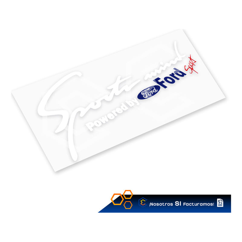 10 Calcomanía Sport Mind Ford Sticker Vinil Auto Moto 25x10