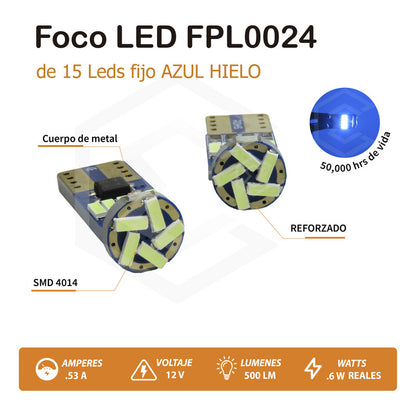 Par Focos De Pellizco 15 Led Canbus Alta Intensidad 12v
