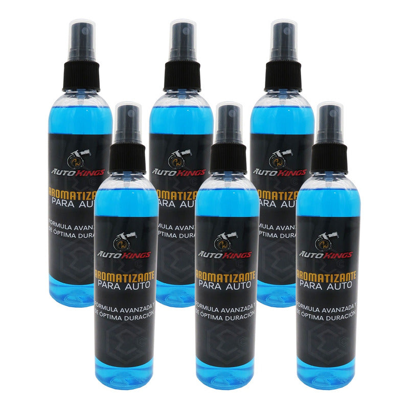6 Aromatizante P Auto Desodorante Liquido Casa Oficina 270ml