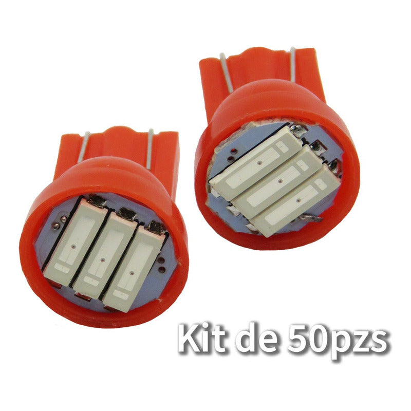 Kit 50 Focos De Pellizco 3 Leds Grande Super Potente