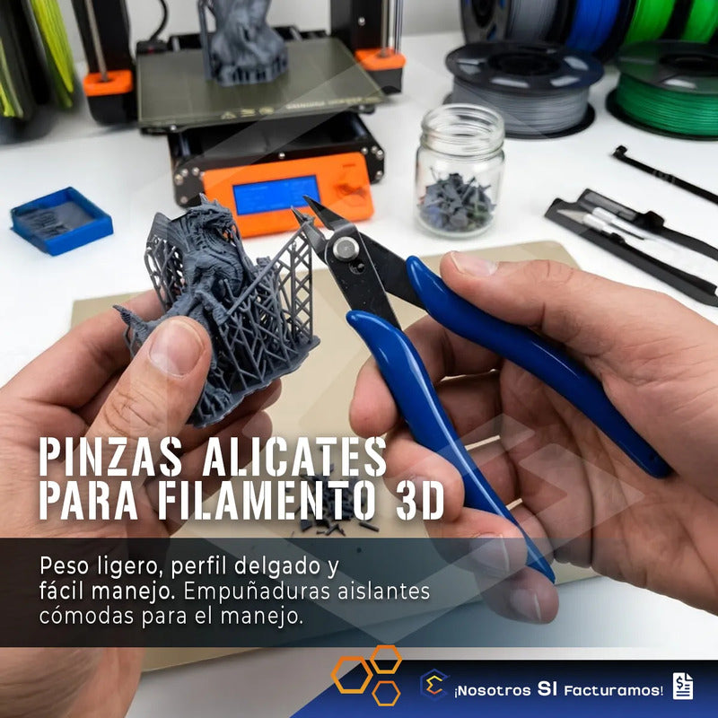 Pinzas Alicate Corte Filamento Impresora 3d Inoxidable 10pza