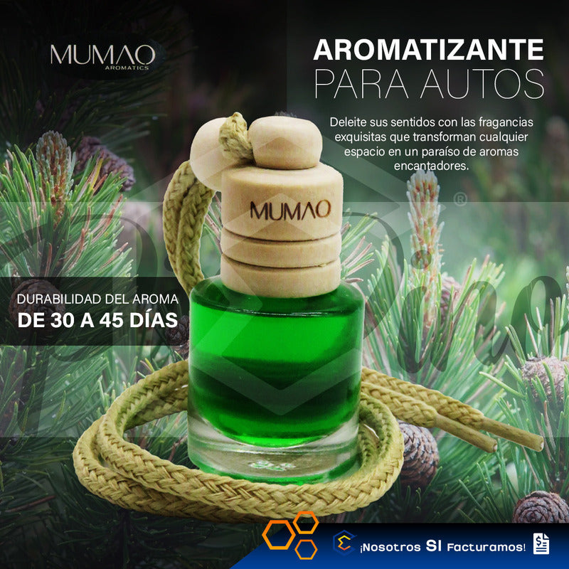 2 Aromatizante Colgante Botella 8ml Auto Casa Ambiente Mumao
