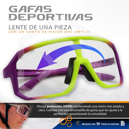 Lentes Gafas Transparente Fotocromática Con Proteccion Uv400 Transparente
