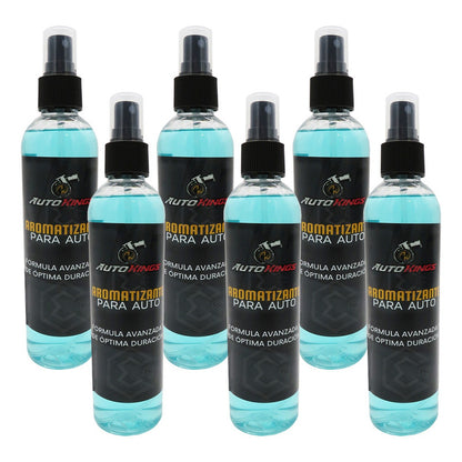 6 Aromatizante P Auto Desodorante Liquido Casa Oficina 270ml