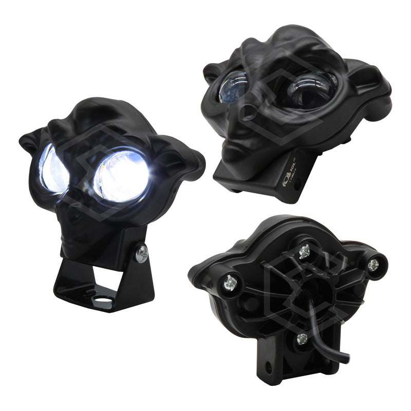 Par De Faros 14 Leds Alien Bicolor 5 Funciones 12.1w 10-30v