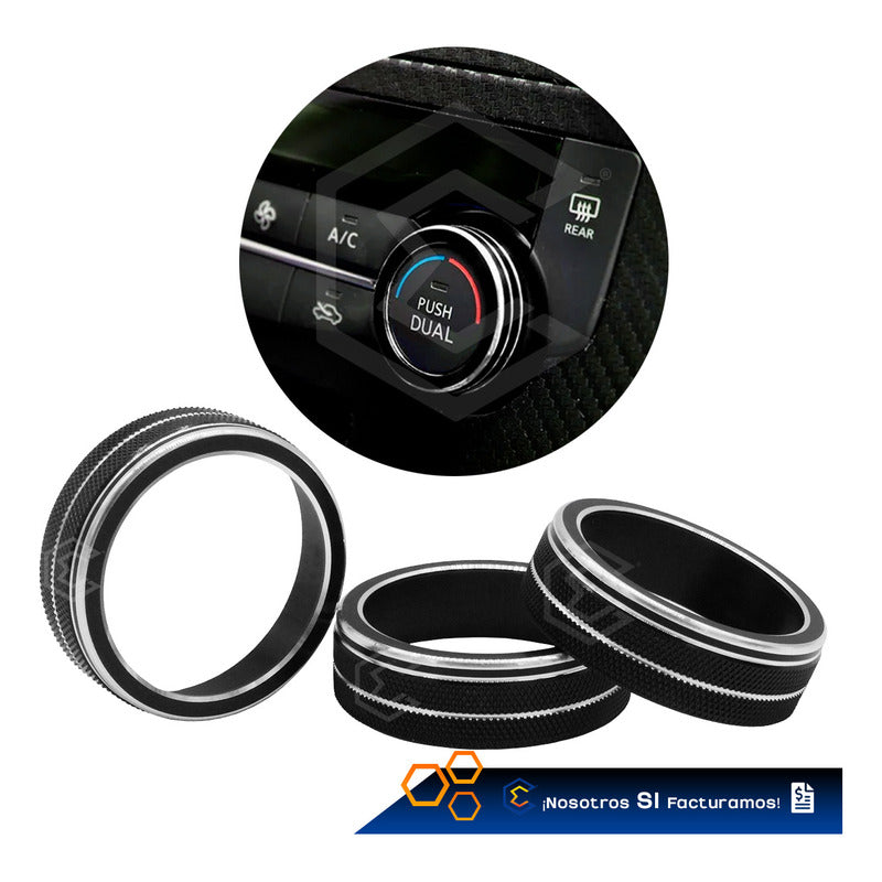Anillo Embellecedor Control Aire Fr Ateca Passat Tiguan 3pza