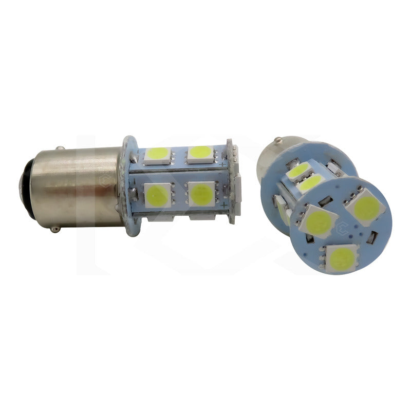 2 Focos 1157 1156 1176 3157 7440 7443 13 Leds  Estrobo 12v
