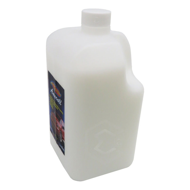 2 Amoroll Abrillantador Protege Hule Plástico C/2 Esponja 1l Blanco