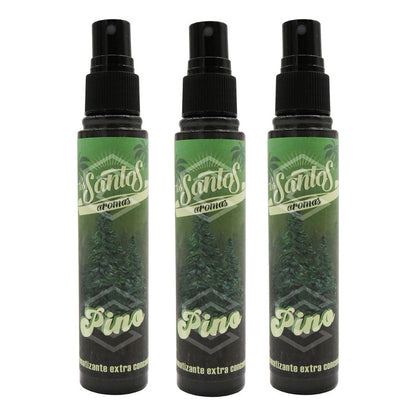 3 Aromatizante Botella Spray Liquido 60ml Auto Casa Ambiente
