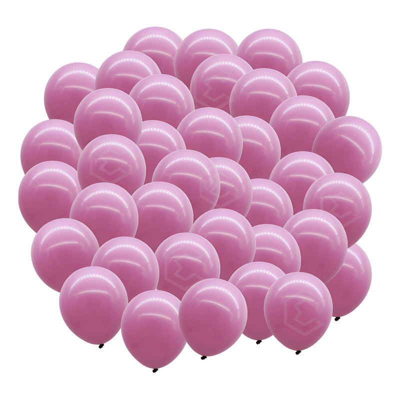 Bolsa 100 Globos Uva Lavanda Brilloso #10 Fiesta Bodas Latex Morado