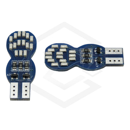 10 Foco De Pellizco T10 30 Led Secuencial Stop Direccional T