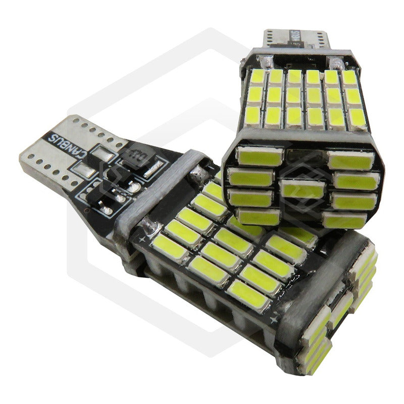 2 Foco De Pellizco Led T15 W16w T16 921 Canbus Para Reversa