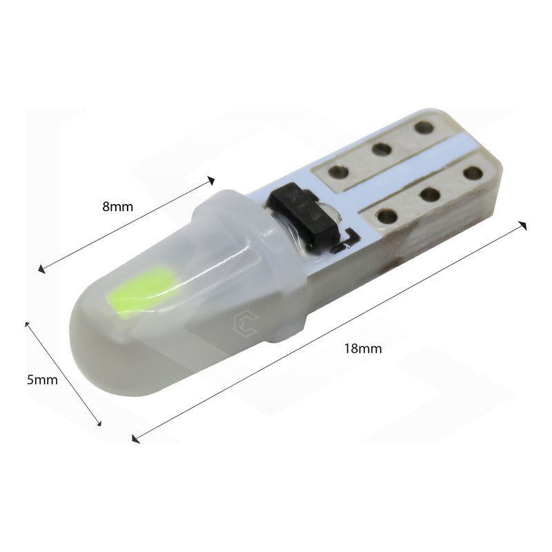 4 Focos Led T5 2721 12v Tablero De Mandos Cluster 5 Colores