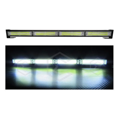 Barra Torreta Led Cob 4 Módulos Estrobo Código 16 Funciones