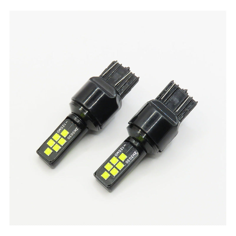2 Focos 12 Led Canbus Cuarto Stop 12-24v 1156 57 3157  7507