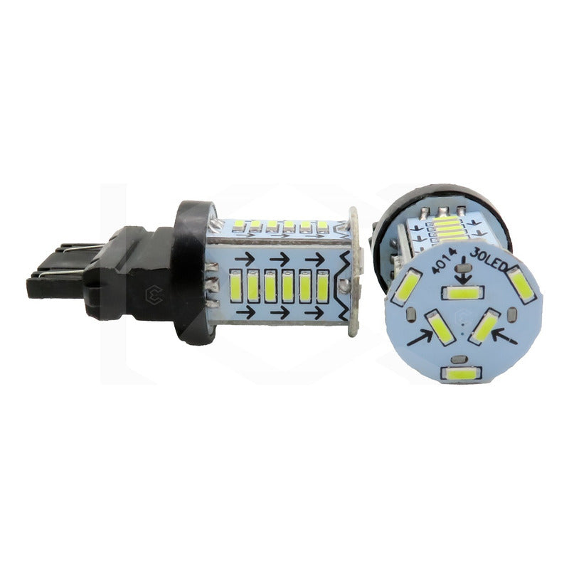 2 Focos Calavera 1157 1156 3157 7440 7443 30 Led Estrobo 12v