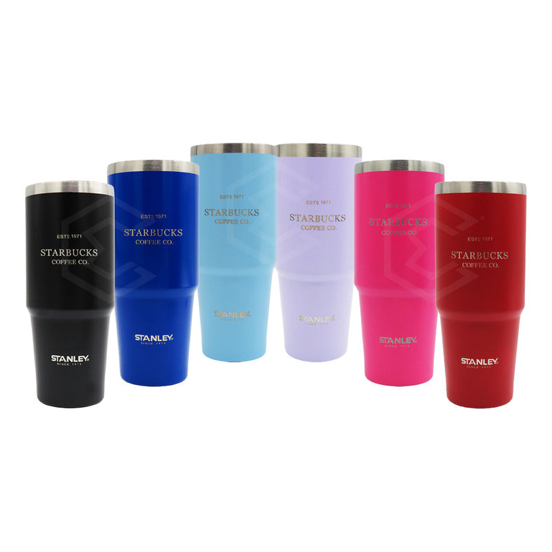 5 Termos Vasos Personalizados Nombre Logo 30oz Tipo Stanley