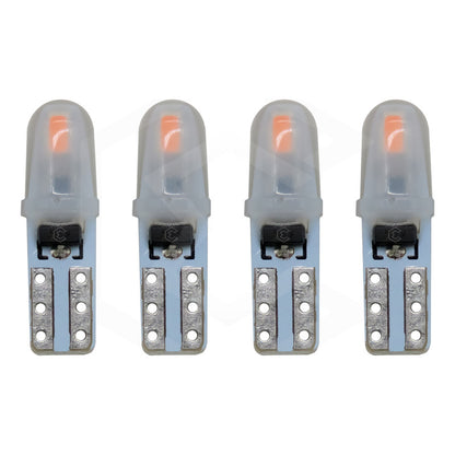 4 Focos Led T5 2721 12v Tablero De Mandos Cluster 5 Colores