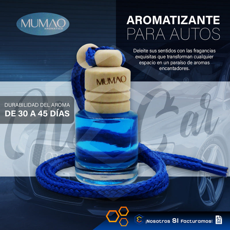 2 Aromatizante Colgante Botella 8ml Auto Casa Ambiente Mumao