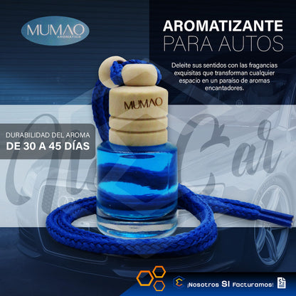 3 Aromatizante Colgante Botella 8ml Auto Casa Ambiente Mumao
