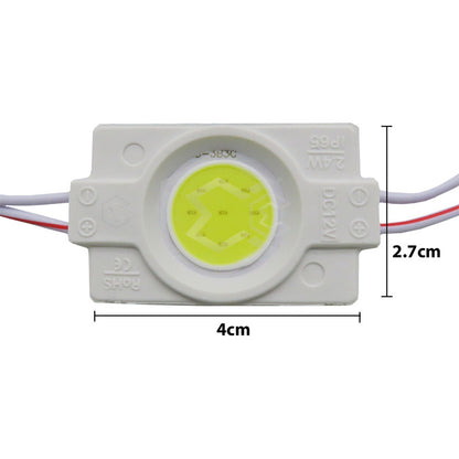 20 Módulos De 9 Led Cob Plasma Redondos Alta Intensidad 12v