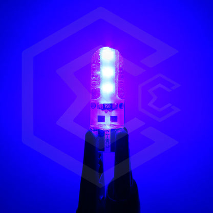Kit 5 Pares Focos Led Cob Grande Pellizco T10 Silicon Auto