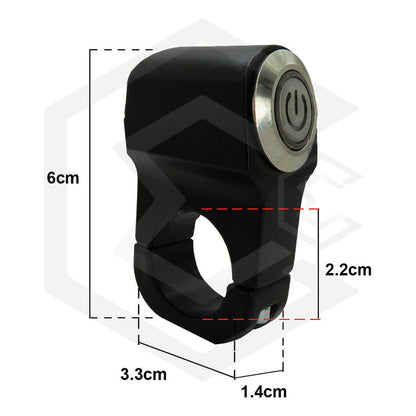 Switch Interruptor Manubrio On Off Moto Atvs Con Led 4x4