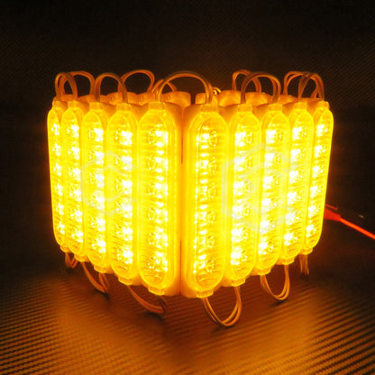 20 Módulos 6 Led Acrilico Alta Intensidad Color A Elegir 12v