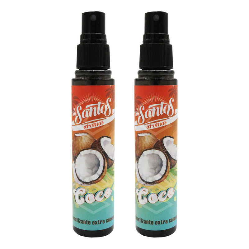 2 Aromatizante Botella Spray Liquido 60ml Auto Casa Ambiente