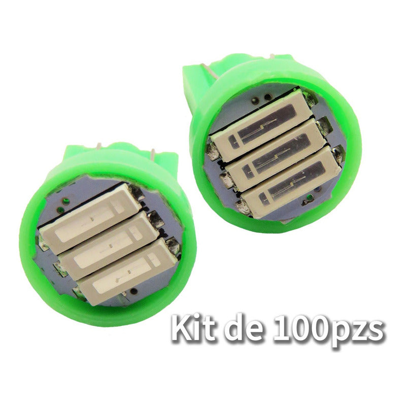 Kit 100 De Focos De Pellizco 3 Leds Grande Super Potente