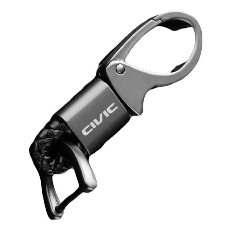 Llavero Honda Premium  Acero Y Piel / Accesorios Honda Civic