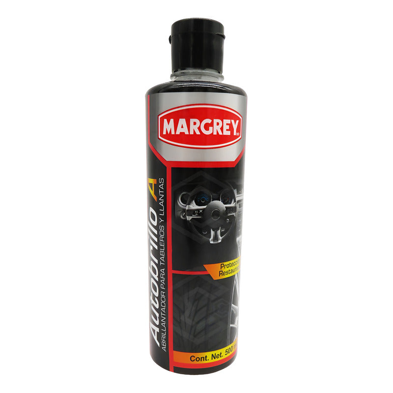 Autobrillo A 500ml Abrillanta Protege Tablero Llanta Margrey Blanco