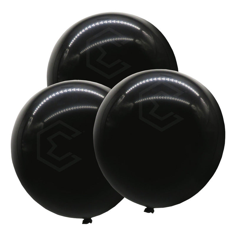 Globos Negro Brillante 36 Pulgadas Etapi Pack 3 Ideal Fiestas Y Bodas