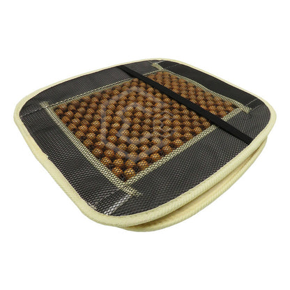 Respaldo Universal Asiento Bolitas De Madera Color A Elegir