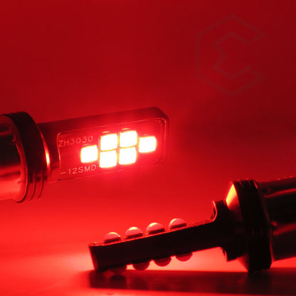 2 Focos 12 Led Canbus Cuarto Stop 12-24v 1156 57 3157  7507