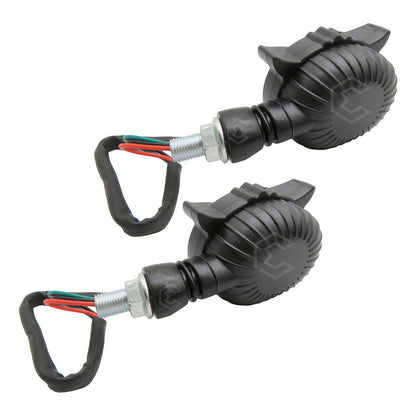 2 Faros Direccionales Universal 26 Leds Búho Moto Tricolor